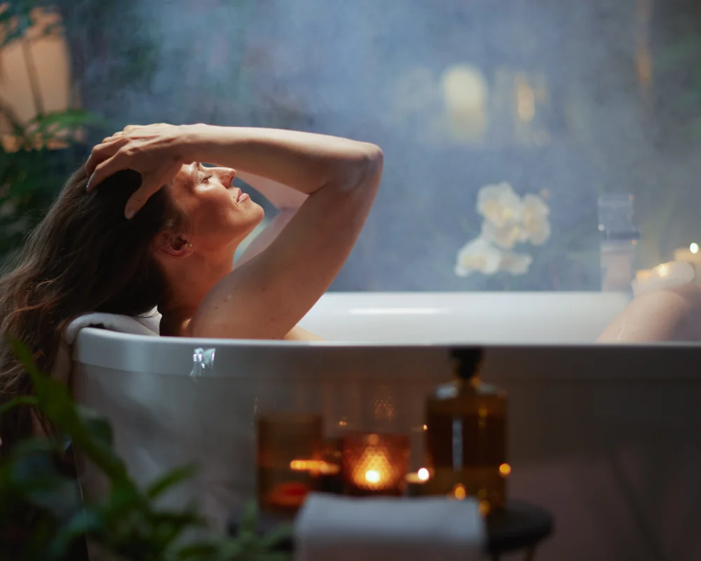 Rituels et recettes de bain relaxant